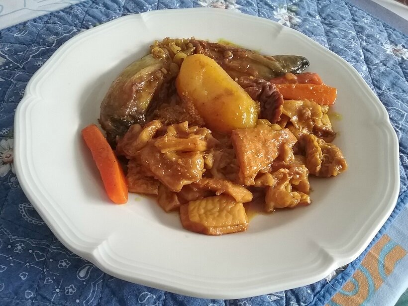 Pied de veau au curry